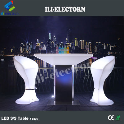 میز روشنایی باشگاه شبانه، میز قهوه ای LED