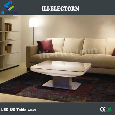 مبلمان رنگارنگ بار LED روشن کننده میز روشن کننده میز قهوه ای