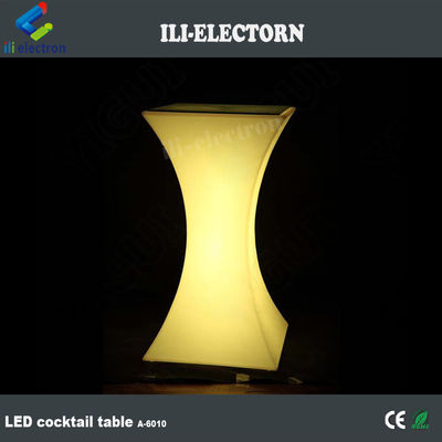 مربع LED نور میز کوکتل روشن ضد آب برای عروسی