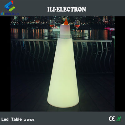 رنگی RGB تغییر LED میز میله، مدرن درخشان میز کوکتل