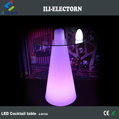 رنگی RGB تغییر LED میز میله، مدرن درخشان میز کوکتل