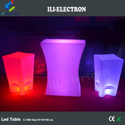 میز LED ضد آب روشن کردن میز بار مبلمان میز قهوه ای LED