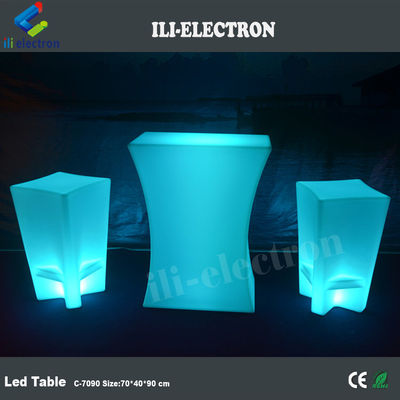 میز LED ضد آب روشن کردن میز بار مبلمان میز قهوه ای LED
