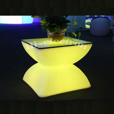 میز بار LED مربع قابل شارژ با کنترل از راه دور