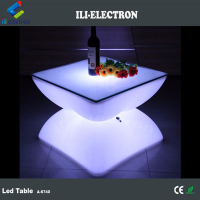 میز بار LED مربع قابل شارژ با کنترل از راه دور