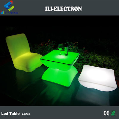 میز بار LED مربع قابل شارژ با کنترل از راه دور