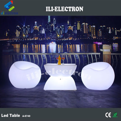 میز بار LED مربع قابل شارژ با کنترل از راه دور