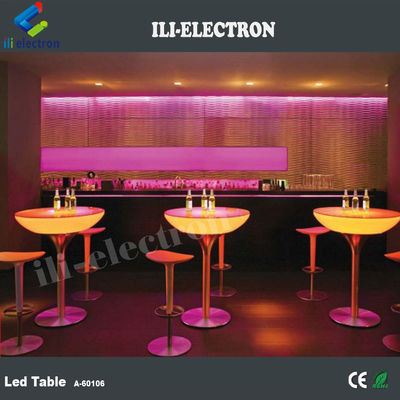 فروش گرم کارخانه پیشنهاد مستقیم قالب گیری چرخش پلاستیکی LED میز میله ای با فولاد ضد زنگ