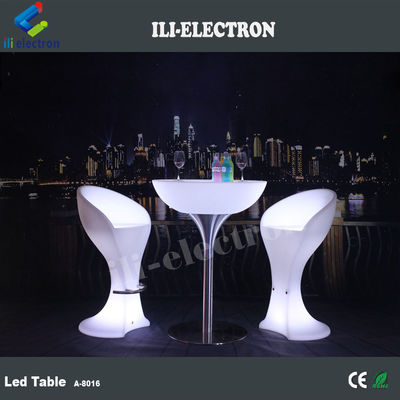 میز کوکتل تجاری LED روشن ، میز بار روشن بی سیم برای مهمانی