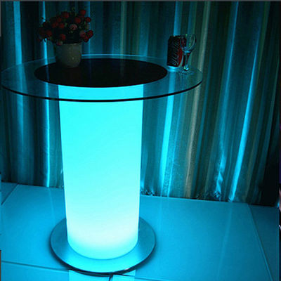 میز های شیشه ای با چراغ های LED