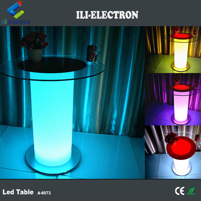 میز های شیشه ای با چراغ های LED