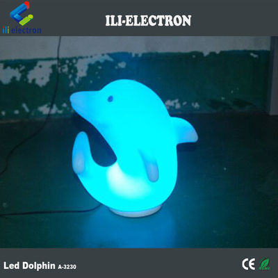 پلاستیکی دلفین چراغ LED 3500K گرم سفید با باتری لیتیوم قابل شارژ