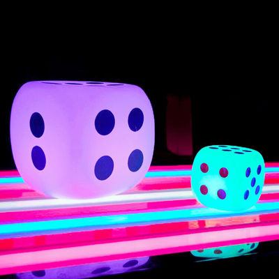 روشن کننده در فضای باز LED مکعب نور کاشی سبک 15cm 20cm 30cm IP65 ضد آب برای رویدادهای در فضای باز