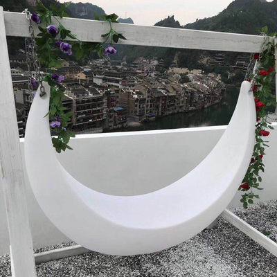 IP54 پلاستيکي Swing Glow Led Moon Chair برای عروسی