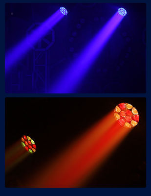 12 چشم زنبور حرکت سر چراغ های صحنه LED برای لرزش بار رنگ IP20 ضد آب