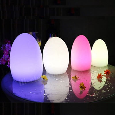 IP65 نورهای LED ضد آب به شکل تخم مرغ قابل شارژ برای تزئین کریسمس