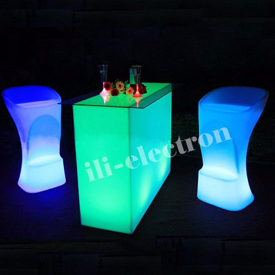 میز های کوکتل روشن، میز های روشن LED برای سالن باشگاه شبانه