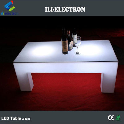 4 پاها LED Light Cocktail Table, 16 رنگ تغییر دهنده LED Glow Table کنترل از راه دور
