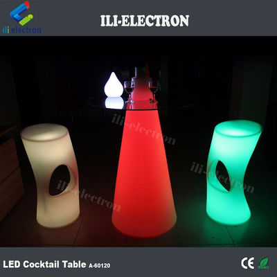 رنگارنگ LED روشن کردن میز های کوکتل قابل شارژ برای مهمانی
