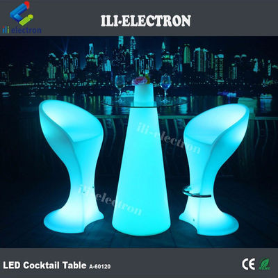 رنگارنگ LED روشن کردن میز های کوکتل قابل شارژ برای مهمانی