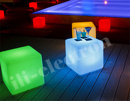 350LM شارژ مجدد در فضای باز LED مکعب نور LED مکعب صندلی برای رویدادها