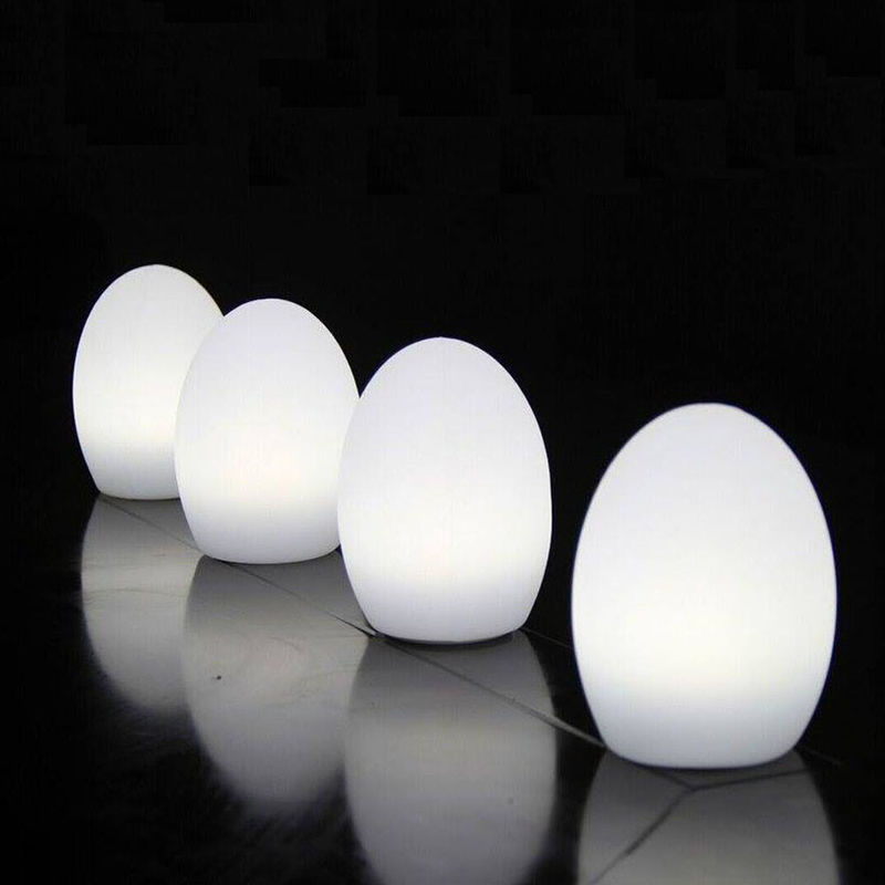 چراغ های LED بدون سیم شکل تخم مرغ، چراغ هویج برای کلوب های شبانه در فضای باز