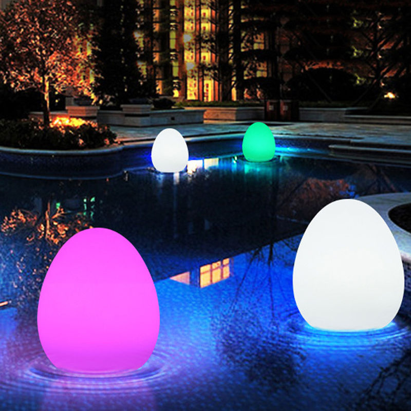 IP65 نورهای LED ضد آب به شکل تخم مرغ قابل شارژ برای تزئین کریسمس