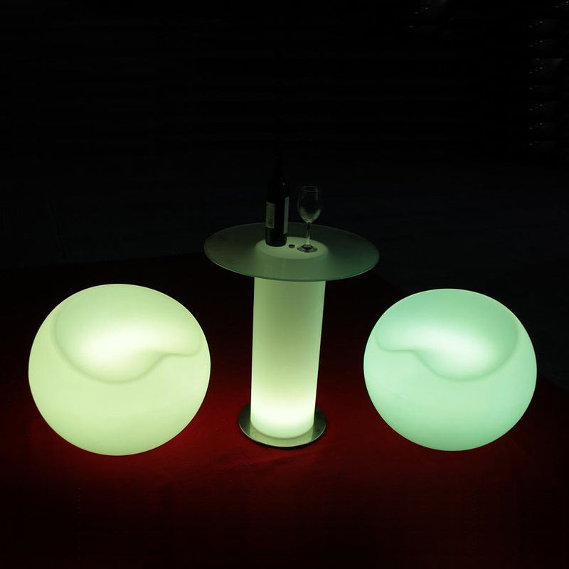 متی رنگ RGB LED نور میز کوکتل ، ضد آب روشن کردن مبلمان بار